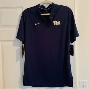Pitt Nike performance golf polo. Men’s small NWT